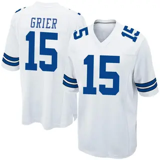 Dallas Cowboys Youth Will Grier Game Jersey - White